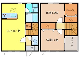 アガサス砂場北の物件間取画像